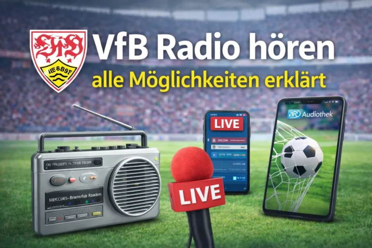 VfB Radio hören Alle Live-Optionen im Überblick