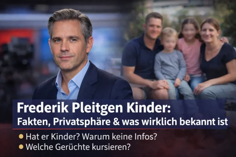 Frederik Pleitgen Kinder: Fakten, Privatsphäre & was wirklich bekannt ist